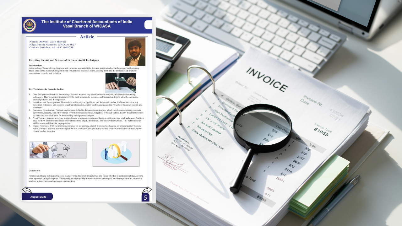 Unveiling the Art and Science of Forensic Audit Techniques..!!